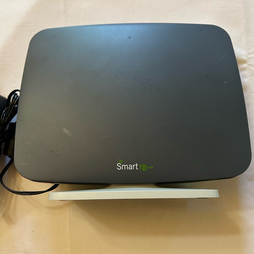 Black Wireless Router